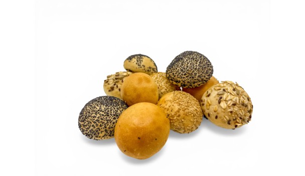 Mini extra kleine bolletjes gesorteerd wit 10 stuks