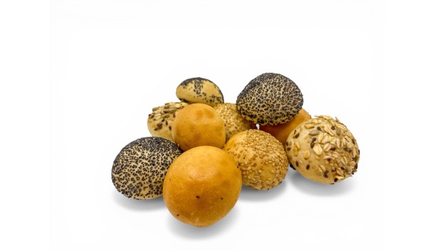 Mini bolletjes wit & bruin gesorteerd